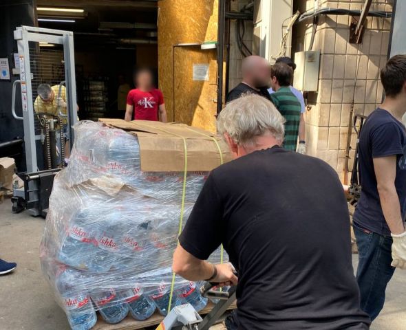 Доставили 20 тонн гуманітарного вантажу з Польщі в Київ