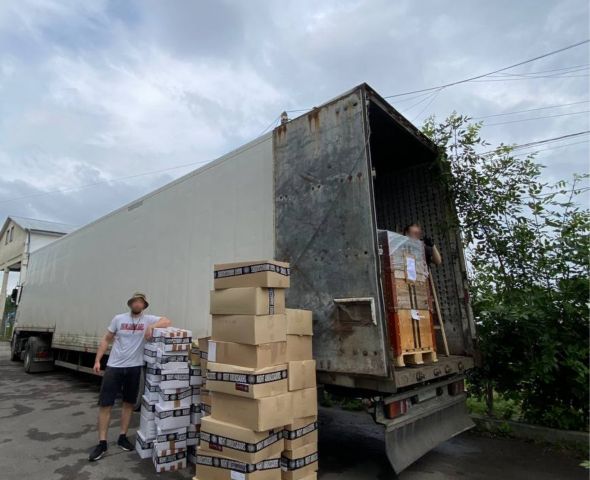20 tons of humanitarian aid were delivered from Lviv to Kharkiv